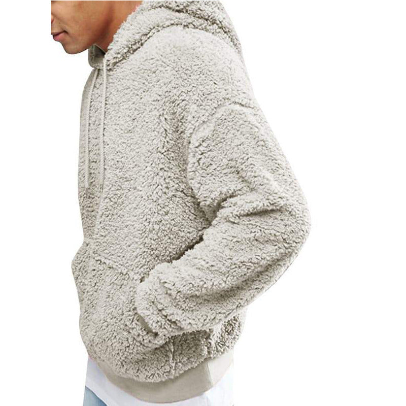 Warm Hoodie Fluffy Fleece Pullover Hooded Sweatshirts