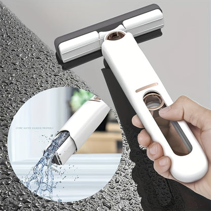 Portable Self-NSqueeze Mini Mop,Window Glass Cleaner Kitchen Car Sponge Cleaning Mop Home Cleaning Tools
