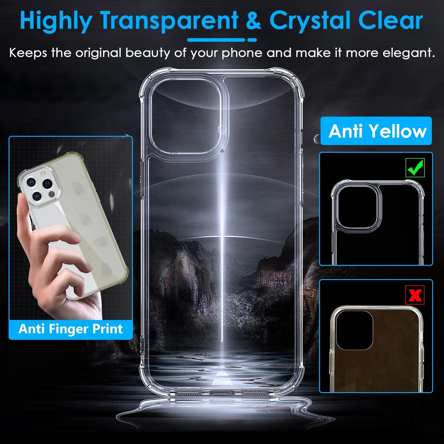 Shockproof Soft Clear Phone Case