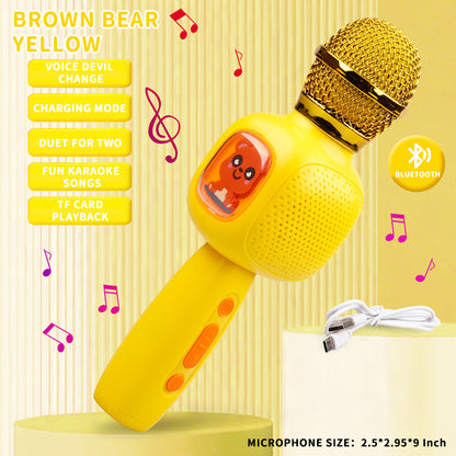 Children's Microphone; Karaoke Singing Speaker ; Integrated Music Toy; Musical Instrument Holiday Gift 3-12 Years Old