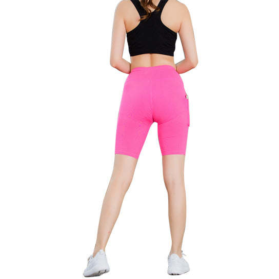 Yoga Shorts Stretchable With Phone Pocket