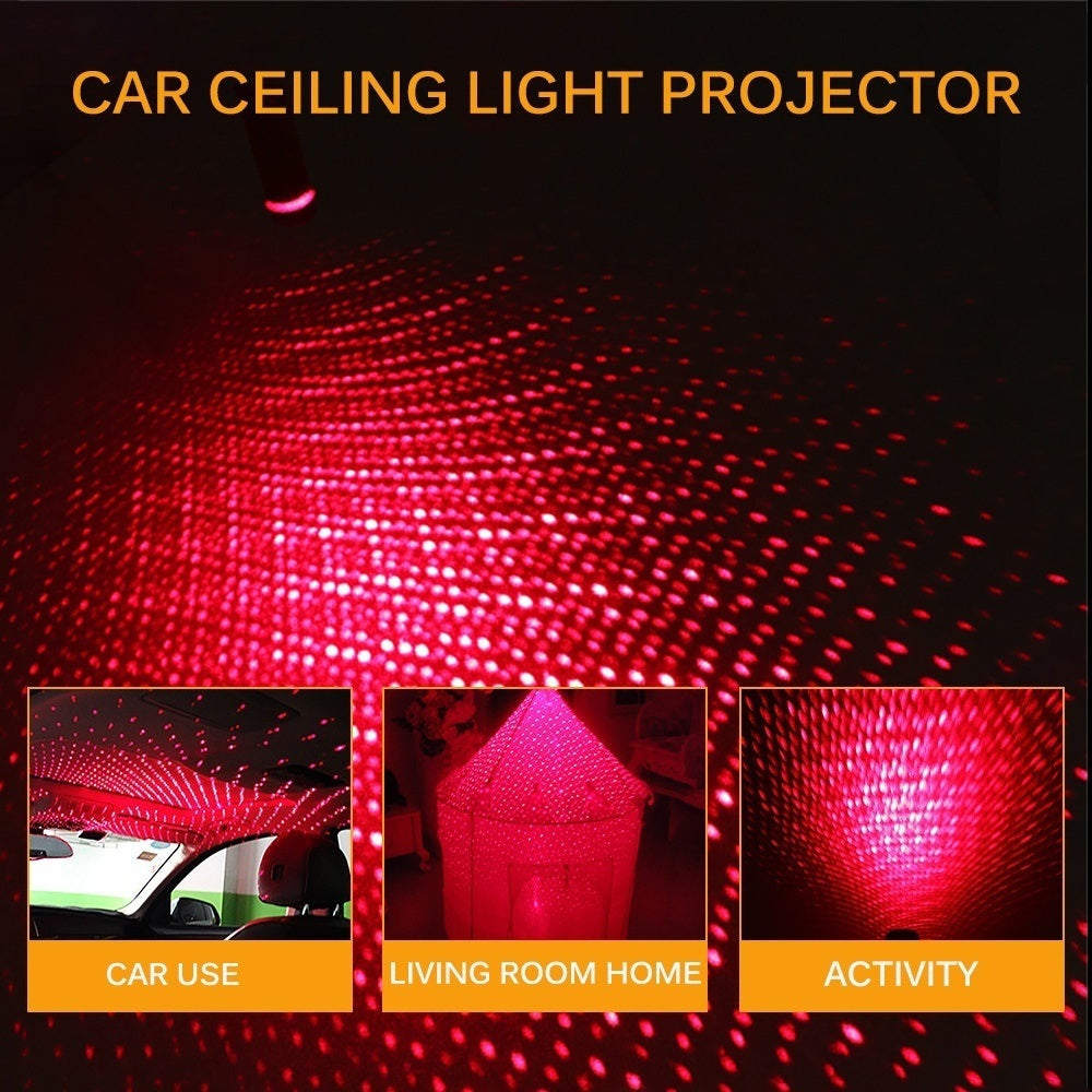 LED Car Roof Star Atmosphere Lights Projector