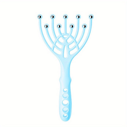 Handheld Spa Head Massager with 9 Claws for Deep Stress Relaxation