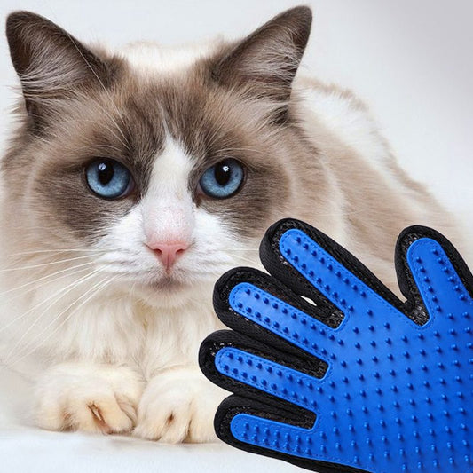 Pet Grooming Glove For Cats & Dogs