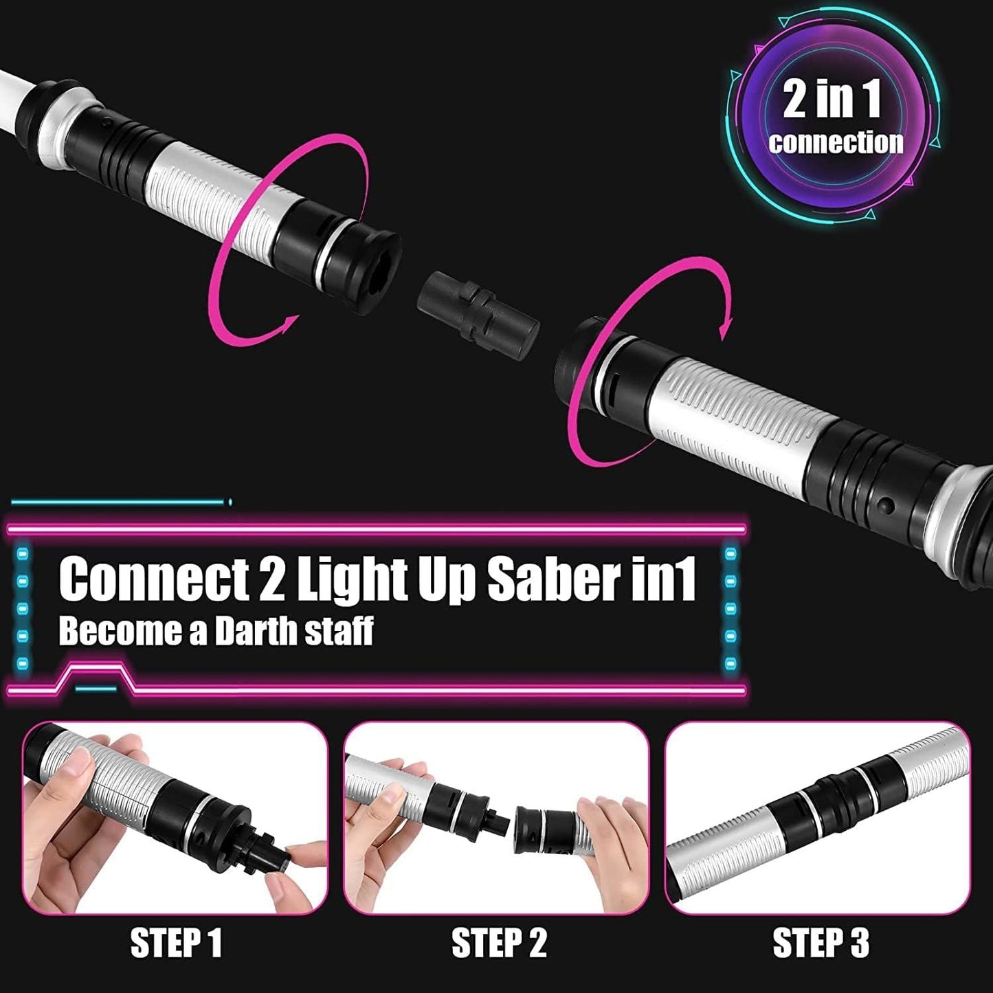 LED Light Up Saber with Sound