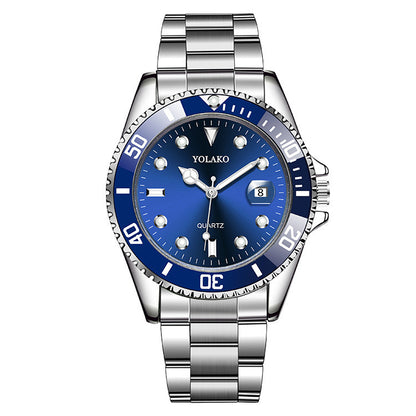 Men's Luxury Calendar Steel Band Premium Quartz Watch