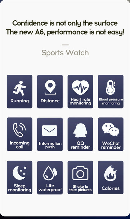 Smart Watch Heart Rate Sleep Monitoring Blood Pressure