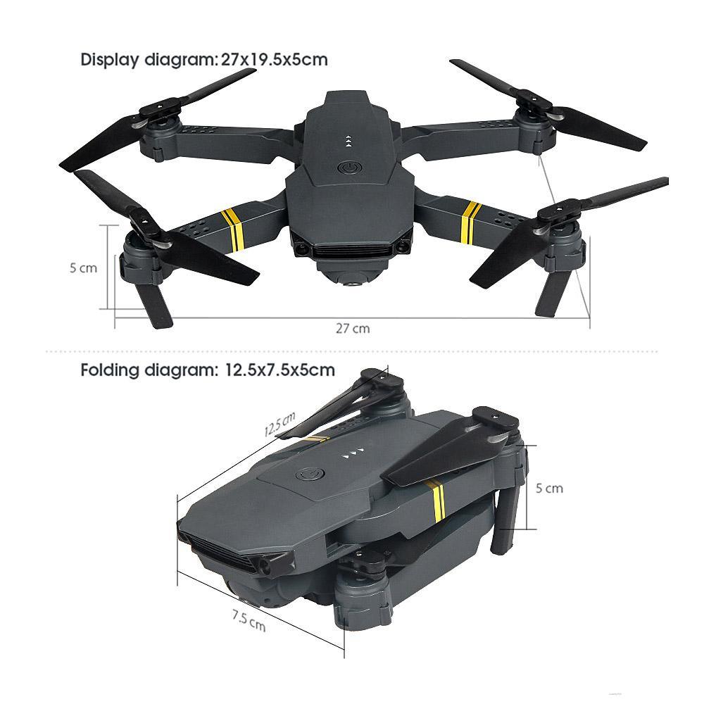 E58 Drone 4K HD Camera WiFi Collapsible RC Quadcopter