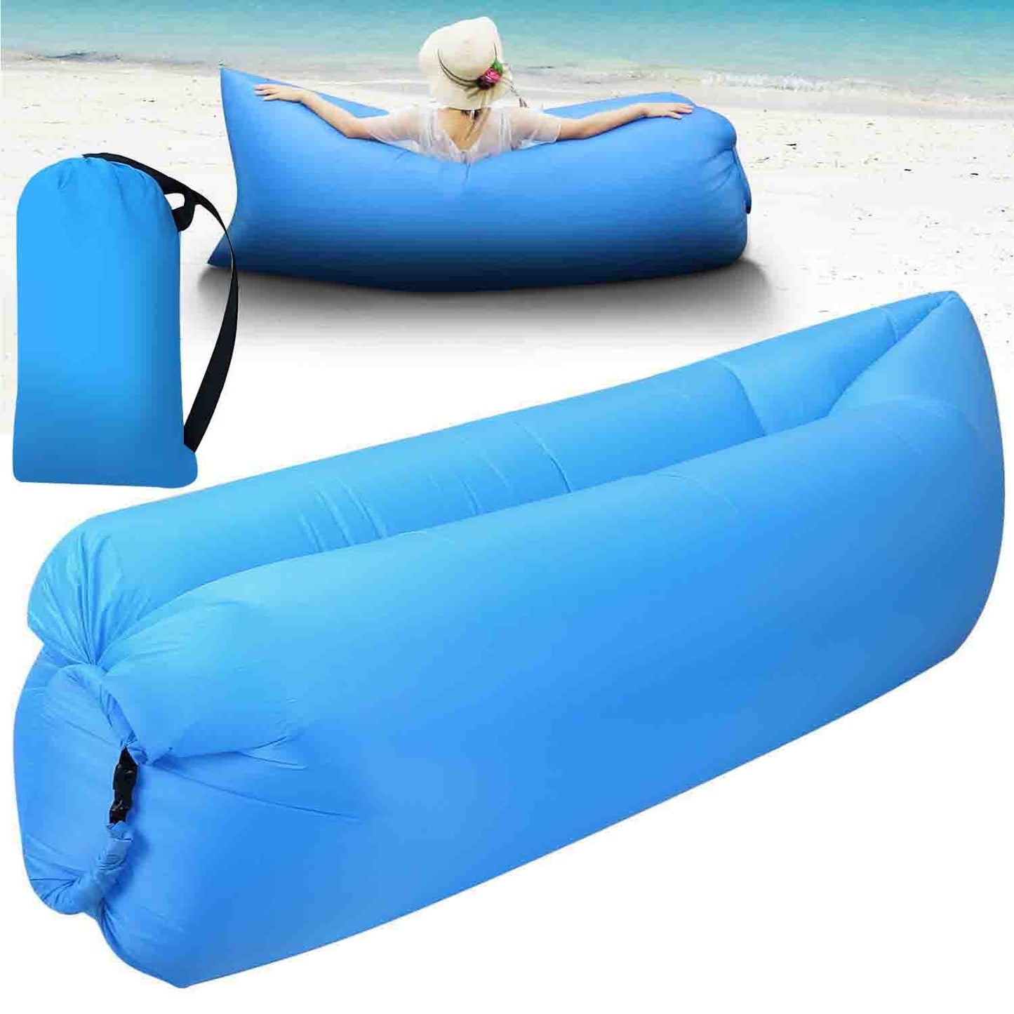 Portable Inflatable Lounger Air Sofa Lazy Bed Sofa